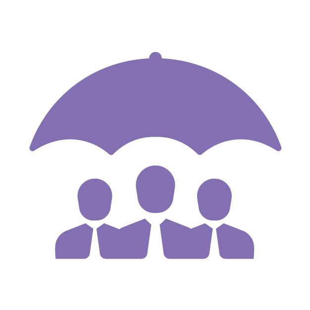 Group life insurance icon