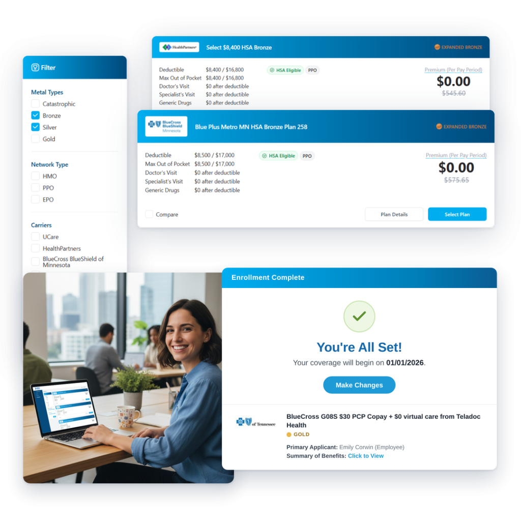 BEN360 employee enrollment experience