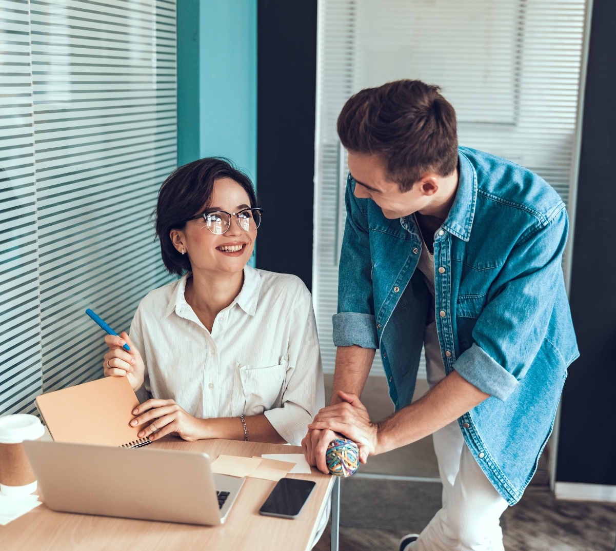 Employees reviewing ICHRA quote in office setting
